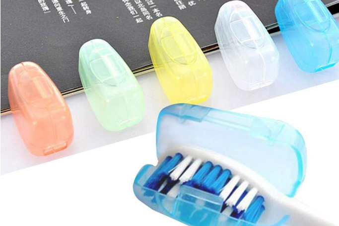 5PC Travel Case Head Toothbrushes 